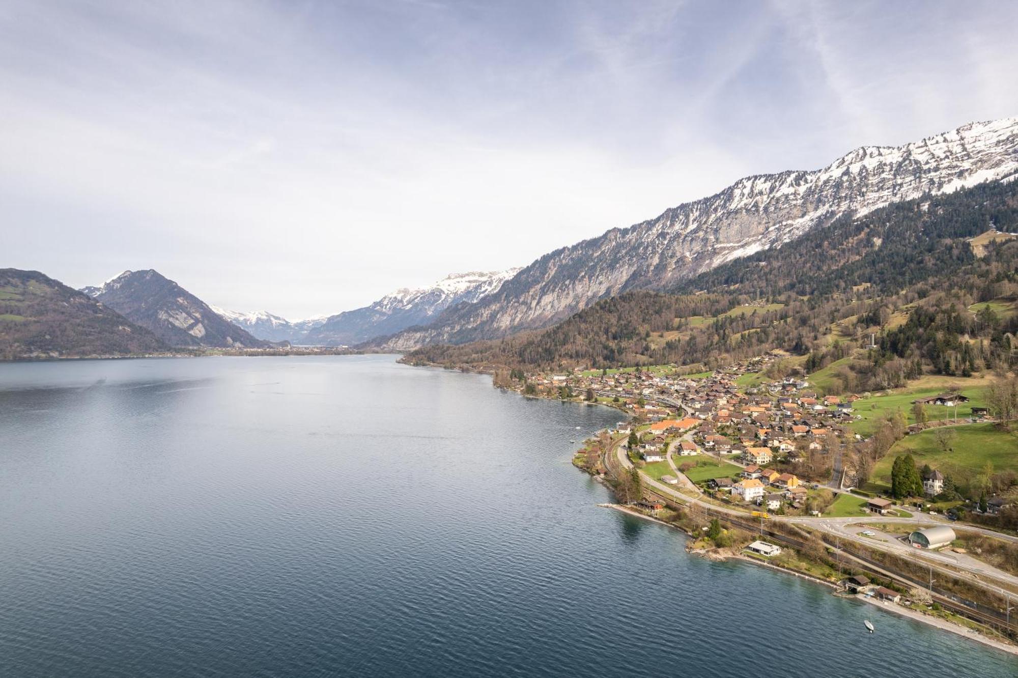 Bijou Side Terrace - Panorama-terrasse Mit Seeblick * Leissigen