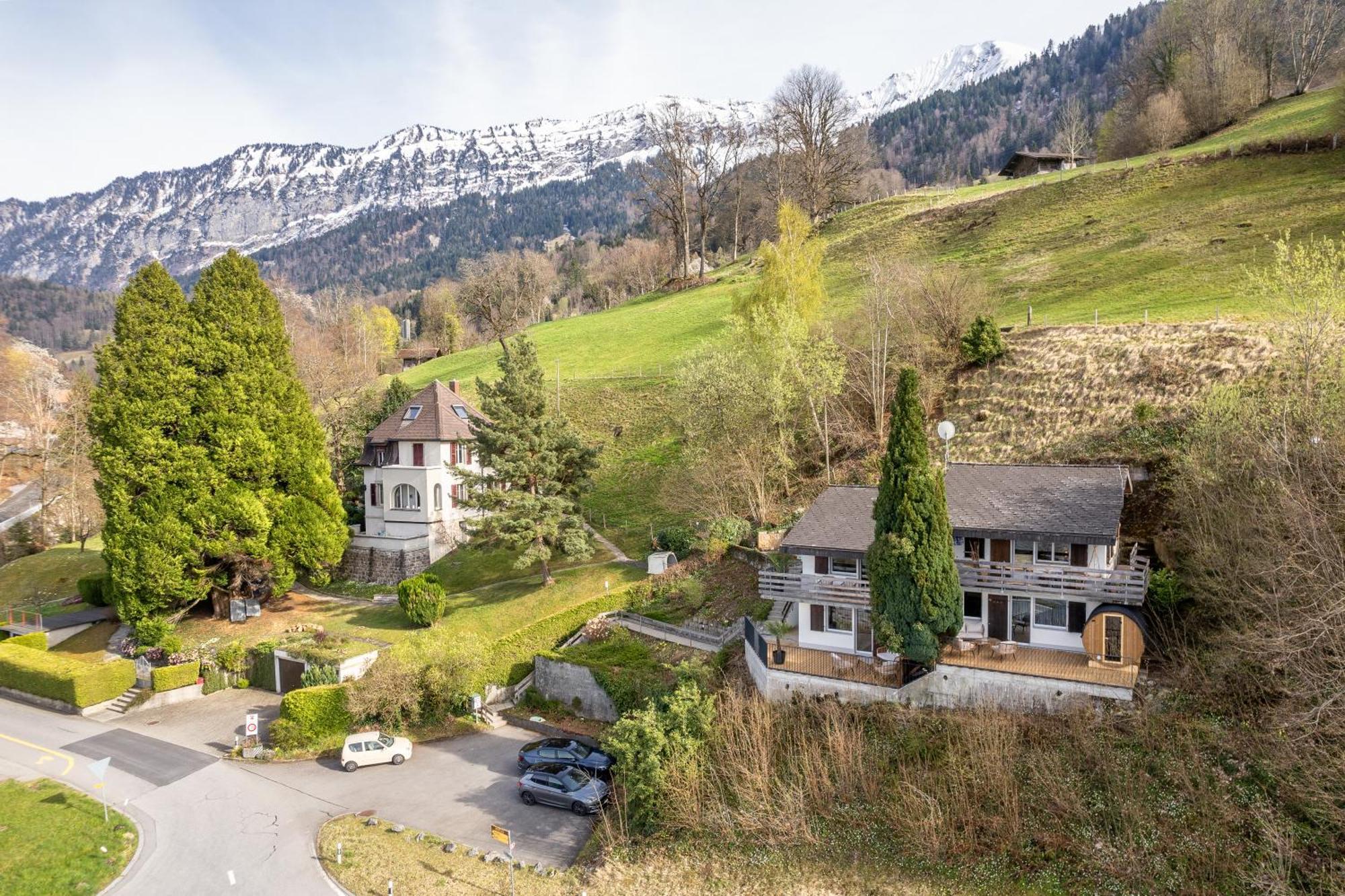 Apartment Bijou Side Terrace - Panorama-terrasse Mit Seeblick Leissigen