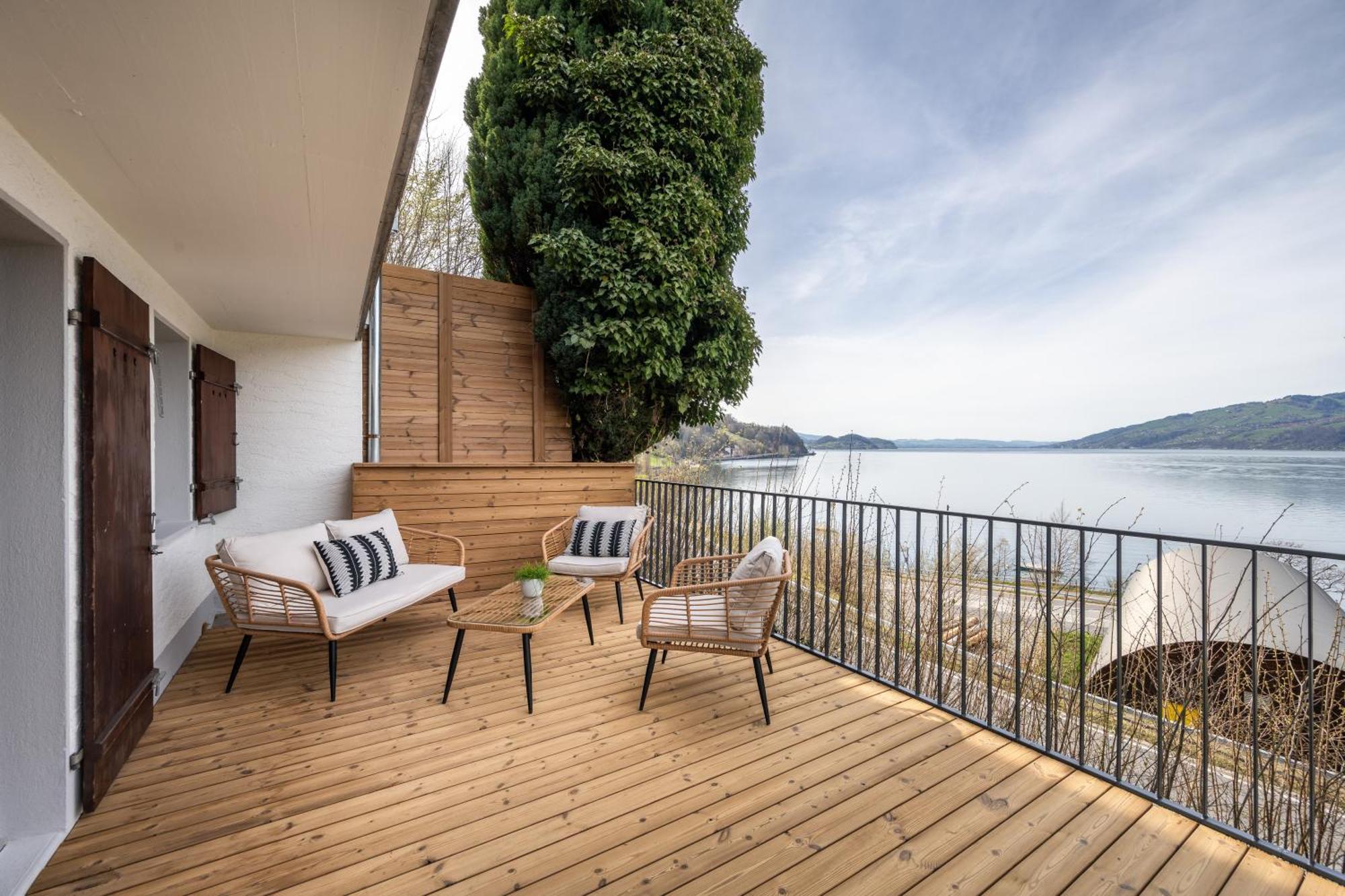 Bijou Side Terrace - Panorama-terrasse Mit Seeblick *